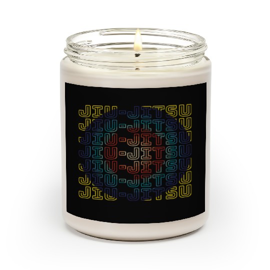 Jiu Jitsu Rainbow Circle Scented Candles