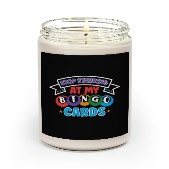 Bingo Card Game Grandma Bingo Player Bingo Cards Scented Candles