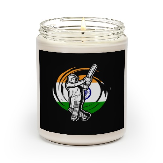 India Cricket Player Scented Candles