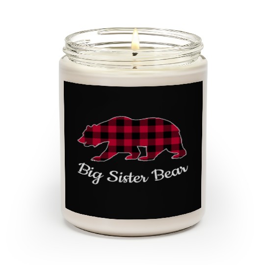 Big Sister Bear Scented Candles