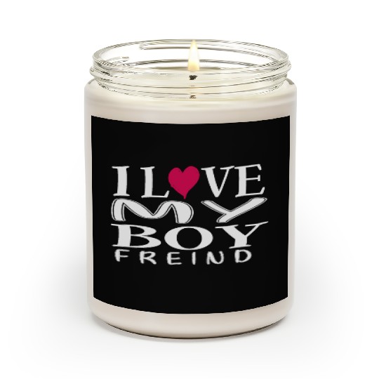 I Love My Boyfriend Scented Candles I Heart My Boyfriend