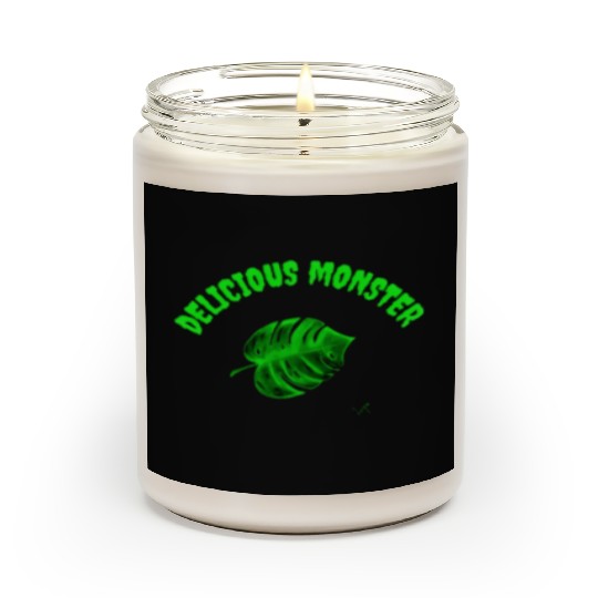 Green delicious monster Scented Candles