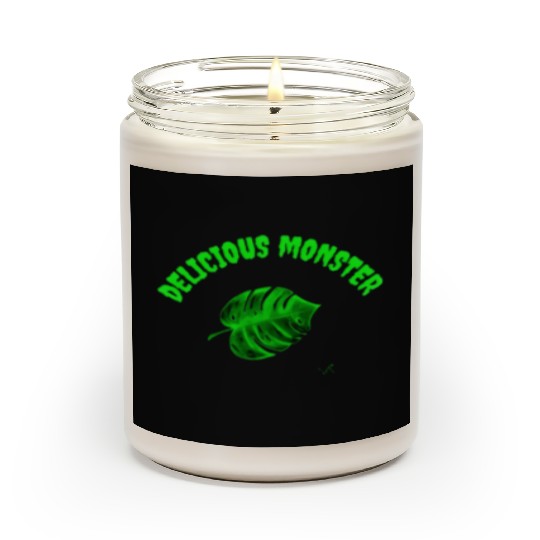 Green delicious monster Scented Candles