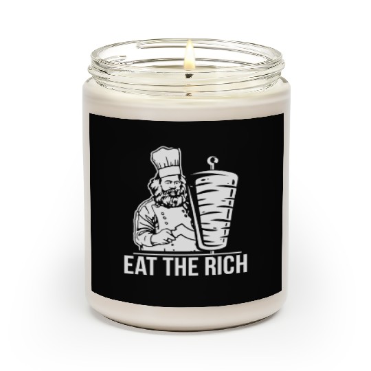 Eat the rich Karl Marx economist Scented Candles