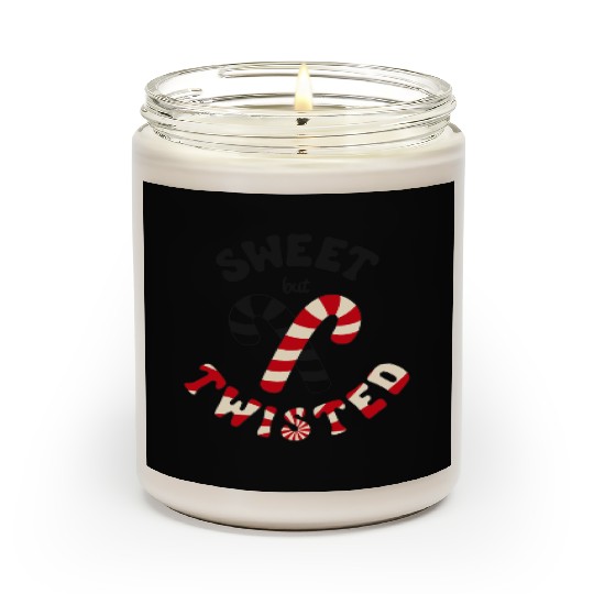 Sweet but twisted candy canes pun Scented Candles