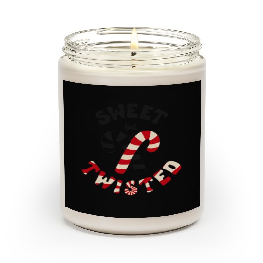 Sweet but twisted candy canes pun Scented Candles