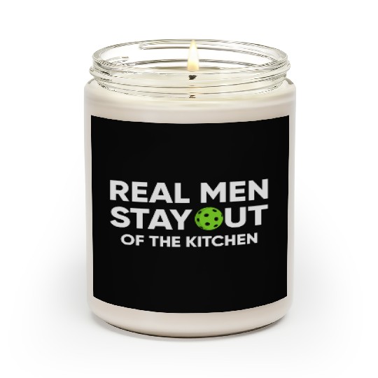 Cool Pickleball For Men Dad PickleBall Sports Scented Candles
