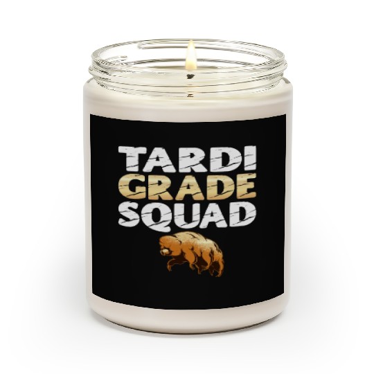 Tardigrade Squad Moss Piglet Science Lover Scented Candles