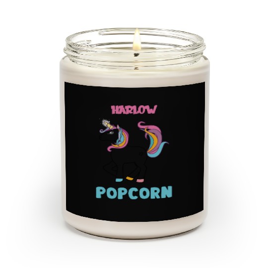 Harlow And Popcorn Merch Popcorn The Pony Scented Candles