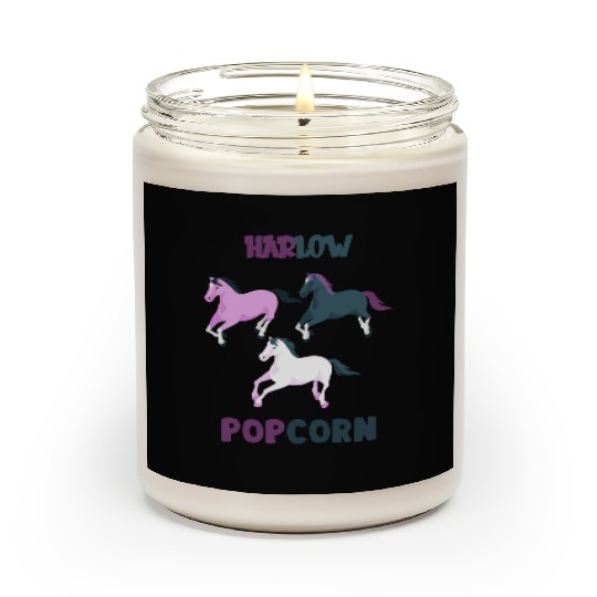 Harlow And Popcorn Merch Popcorn The Pony Scented Candles