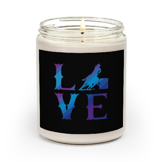 Love Barrel Racing Scented Candles