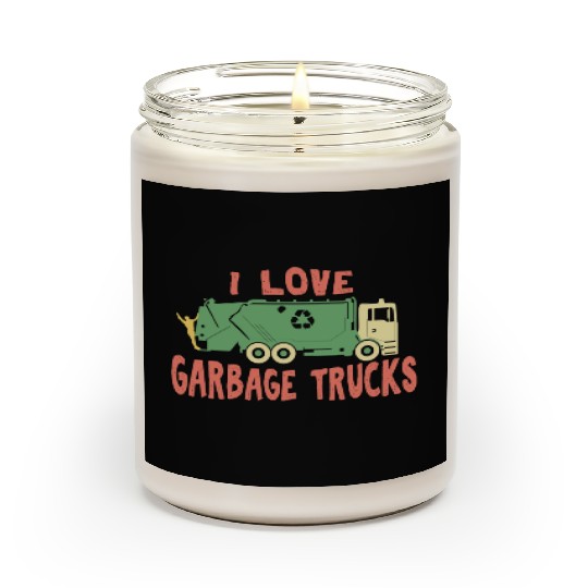 I love garbage trucks Scented Candles