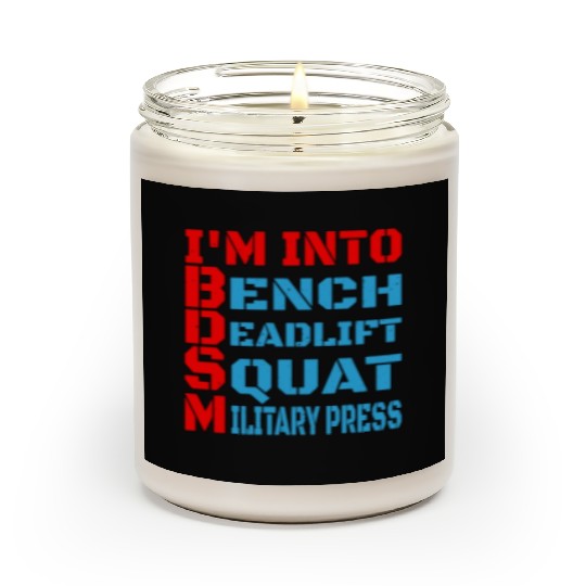 Im Into BDSM Bench Squat Deadlift Military Press14 Scented Candles