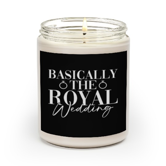Basically The Royal Wedding - Bride Groom Matching Scented Candles
