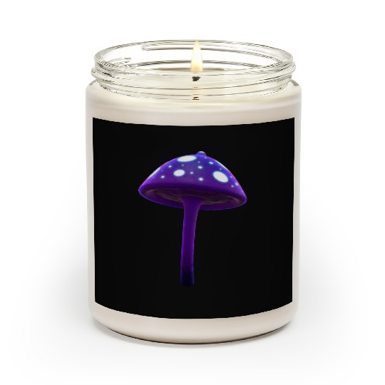Magic Purple Mushroom Scented Candles