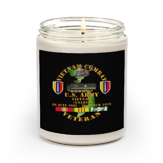 Army Vietnam Combat Veteran US Army Vietnam USARV Scented Candles