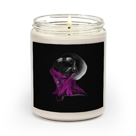 Synthwave Skull Scented Candles