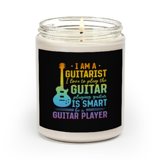 Playing Guitar Is Smart Be A Guitar Player - Guita Scented Candles