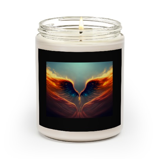 Mashup Epic Wallpaper Flaming Angel Wings Scented Candles