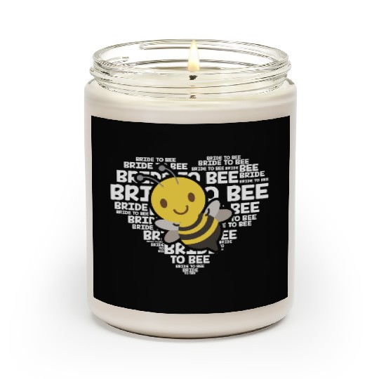 Bride To Bee Funny Engagement Future Wife Gift Scented Candles