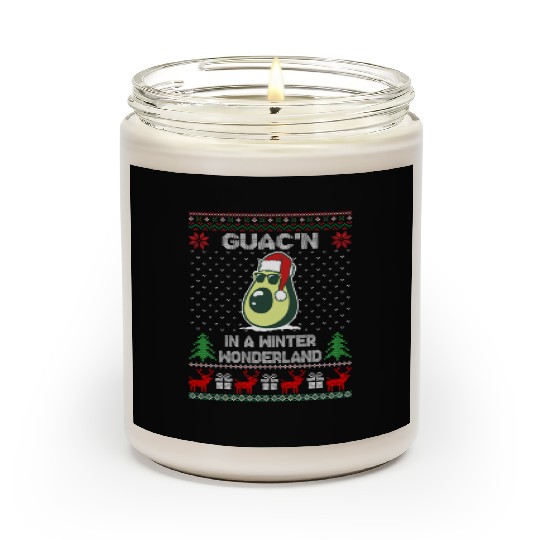 Guac'n In A Winter Wonderland Funny Christmas Scented Candles