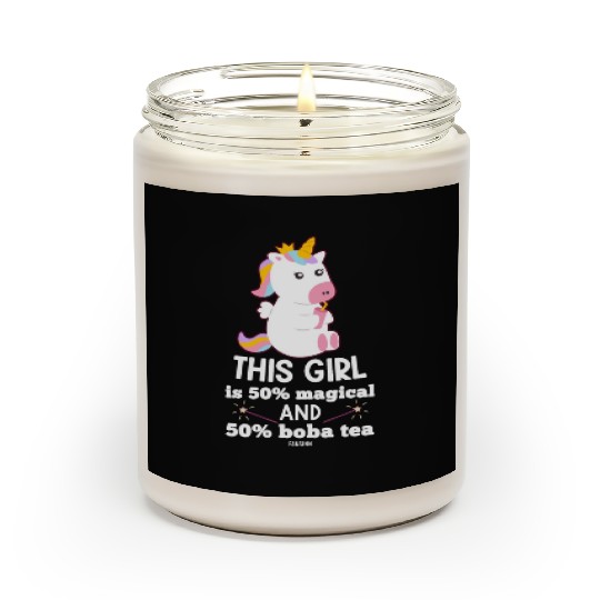 Unicorn girl fantasy horse Scented Candles