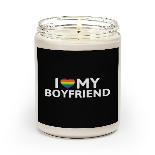 I Love My Boyfriend Scented Candles