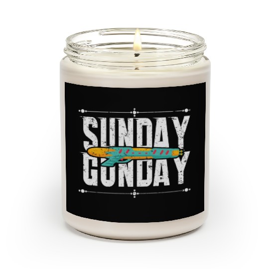 Sunday Gunday Gun Shooting Pistol Firearms Scented Candles