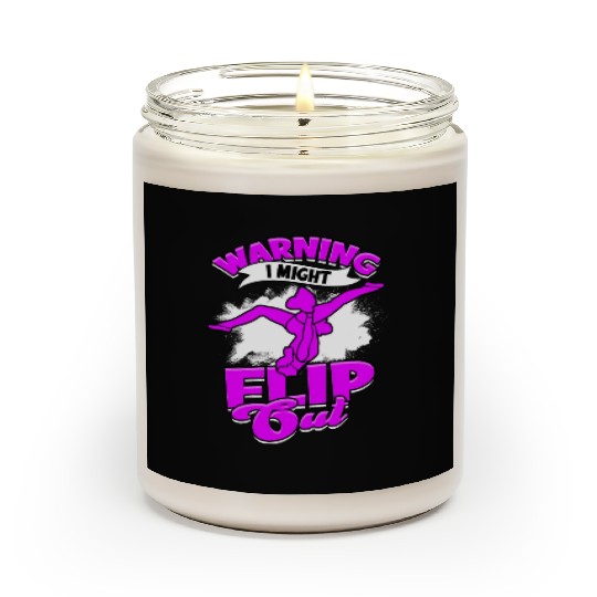 Cheerleader Flip Cheer Gymnast Cheerleading sport Scented Candles