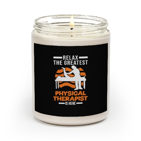 Greatest Physical Therapist Physio Physiotherapist Scented Candles