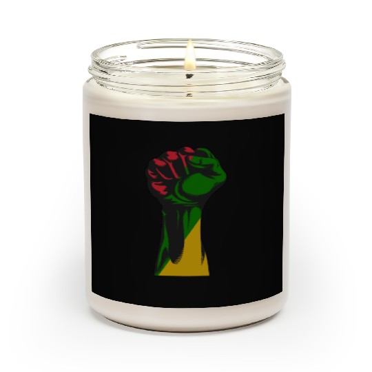 Cool African Ancestry Pride Flag Black History Scented Candles