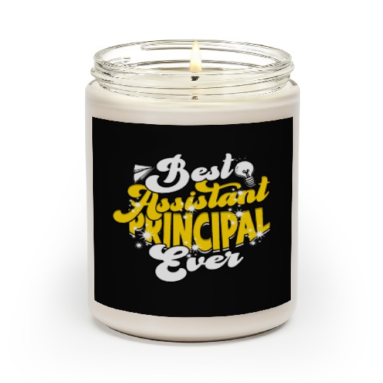 Assistant Principal Back School Teacher Principal Scented Candles