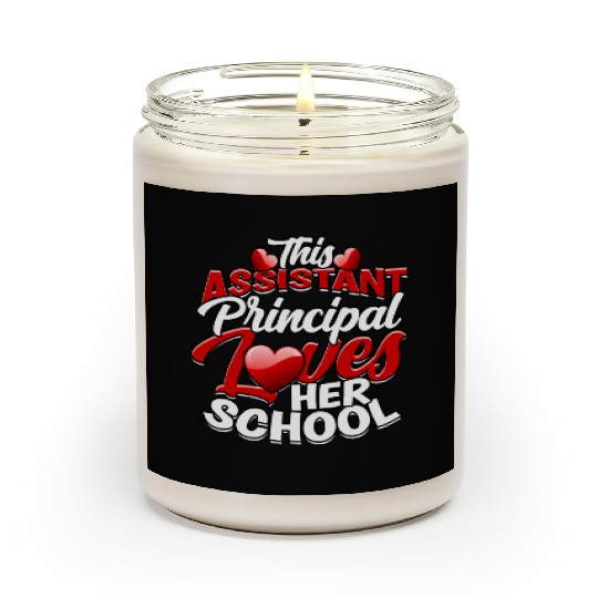 Assistant Principal Back School Teacher Principal Scented Candles