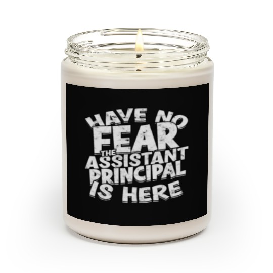 Assistant Principal Back School Teacher Principal Scented Candles