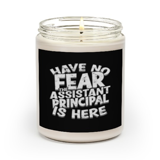 Assistant Principal Back School Teacher Principal Scented Candles