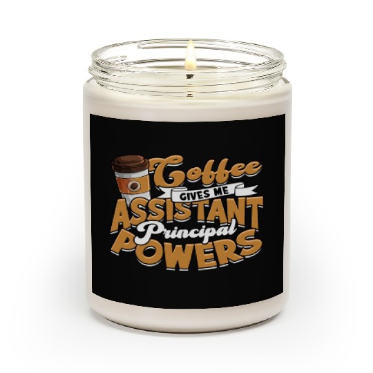Assistant Principal Back School Teacher Principal Scented Candles