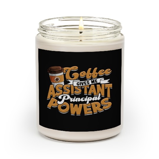 Assistant Principal Back School Teacher Principal Scented Candles