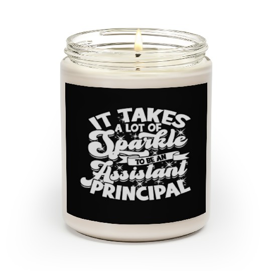 Assistant Principal Back School Teacher Principal Scented Candles