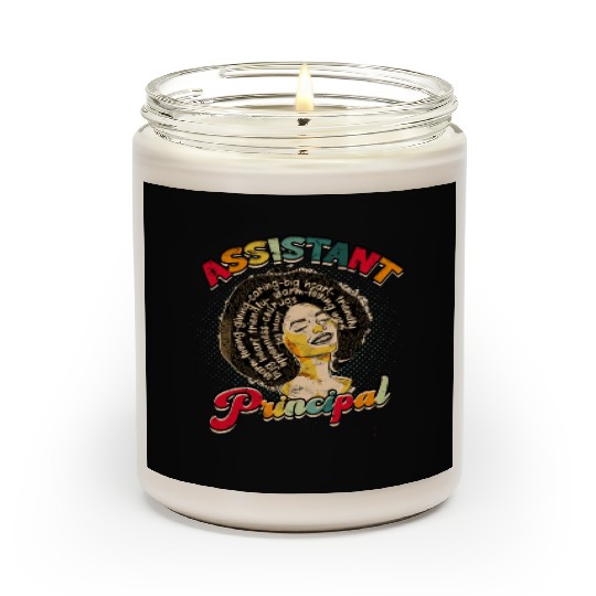 Assistant Principal Back School Teacher Principal Scented Candles