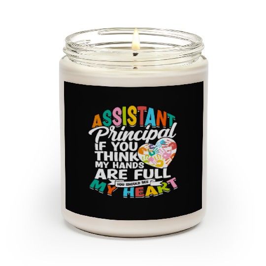 Assistant Principal Back School Teacher Principal Scented Candles