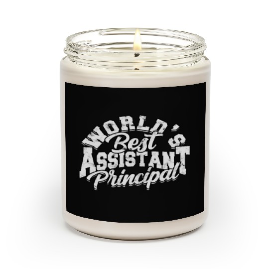 Assistant Principal Back School Teacher Principal Scented Candles