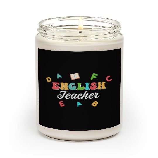 English Teacher Grammar Language Scented Candles