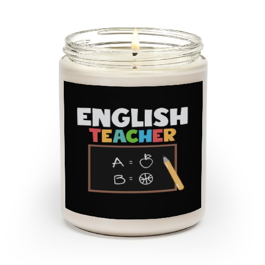 English Teacher Language Grammar Scented Candles