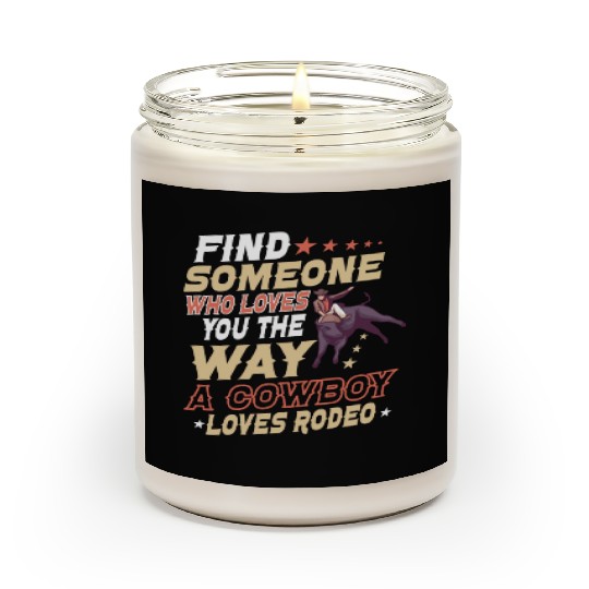 Rodeo Bull Riding Livestock Show Farmer Cattle Scented Candles