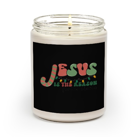 Jesus is The Reason for the Season Candy Christian Scented Candles
