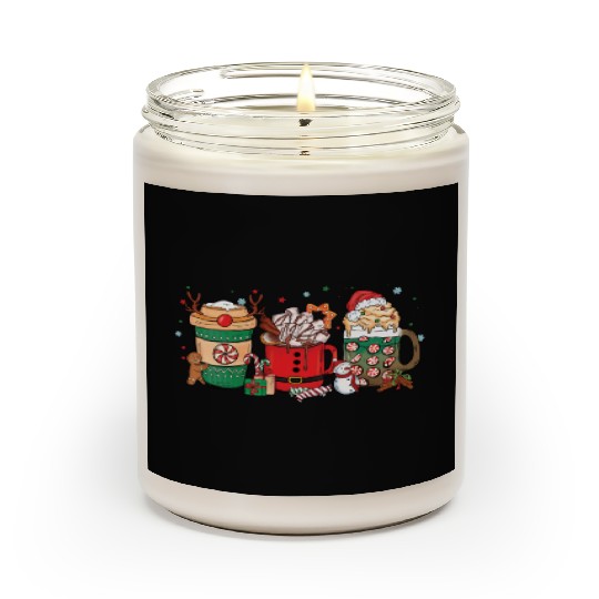 Christmas Hot Chocolate Cup Scented Candles