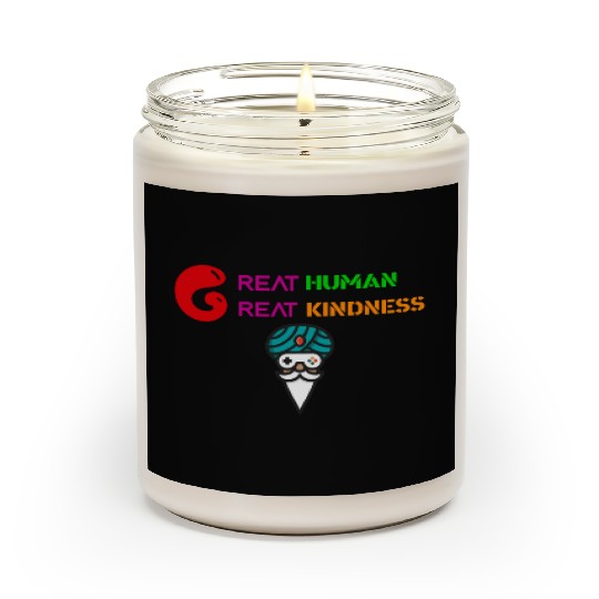 GREAT HUMAN,GREAT KINDNESS Scented Candles