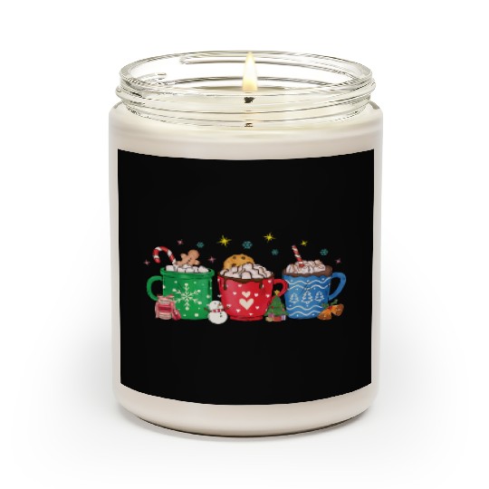 Christmas Hot Chocolate Cup Scented Candles
