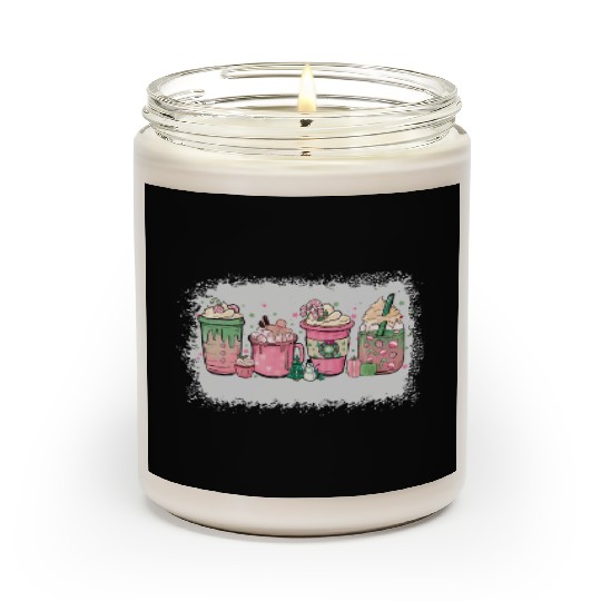 Hot Chocolate Cup Peppermint Mocha Scented Candles