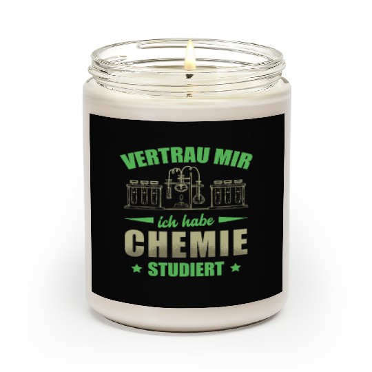 Chemistry Chemikant Chemical Laboratory Assistant Scented Candles